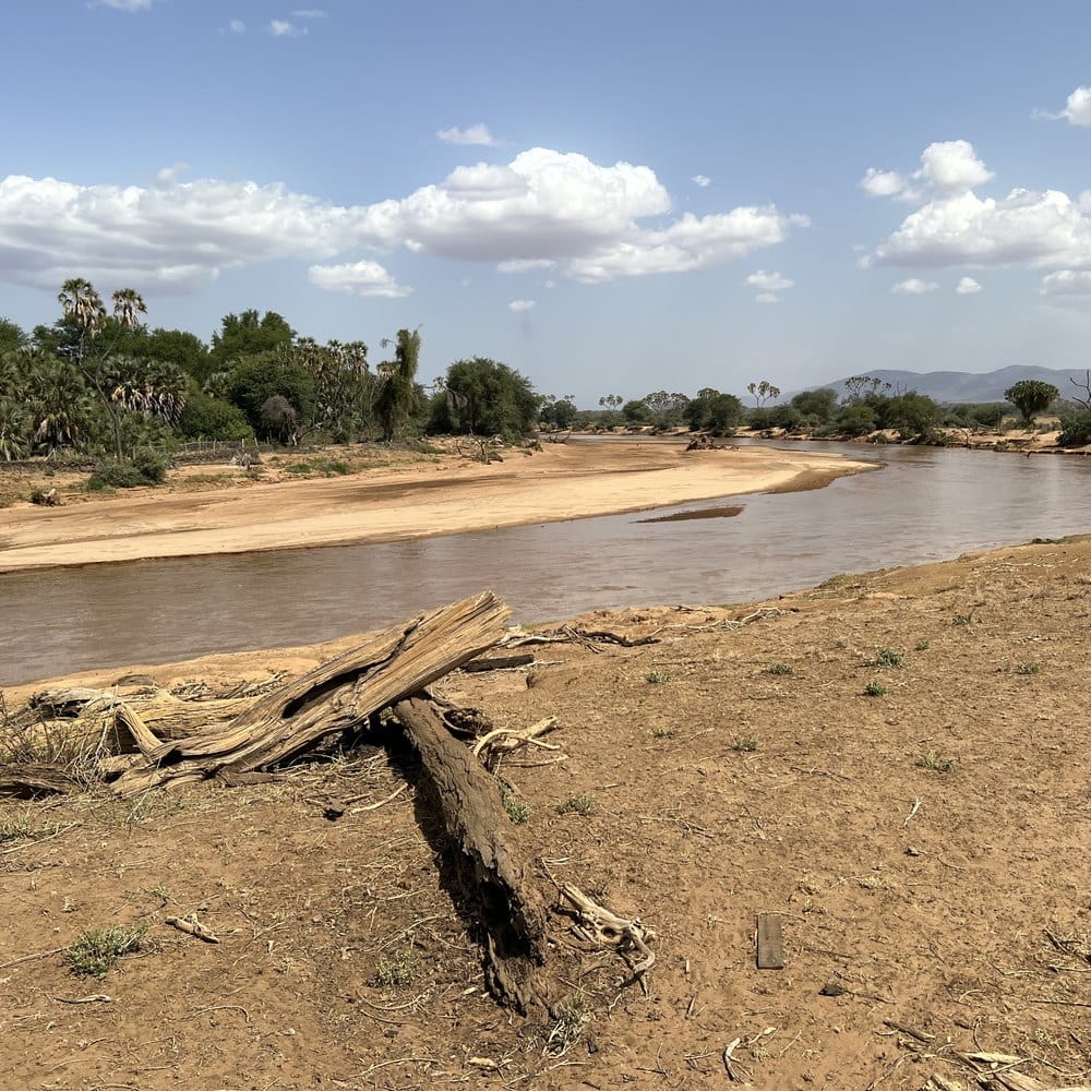The Ewaso Nyiro river running through Samburu National Reserve, northern Kenya