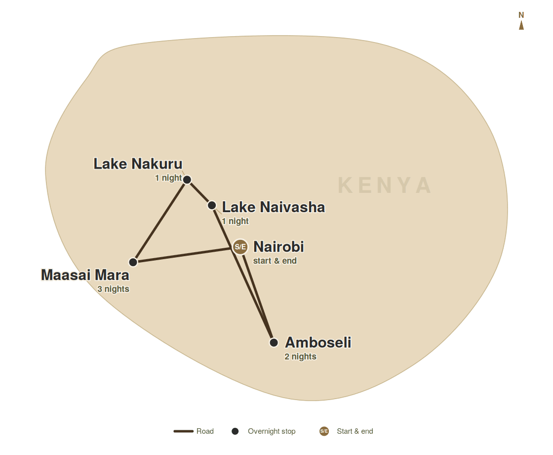 Kenya - The Nine-Day Signature trip overview - Wesley Chapel Travel