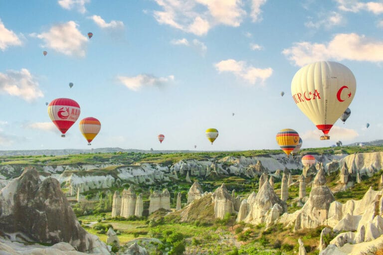 carved landscapes of Cappadocia
