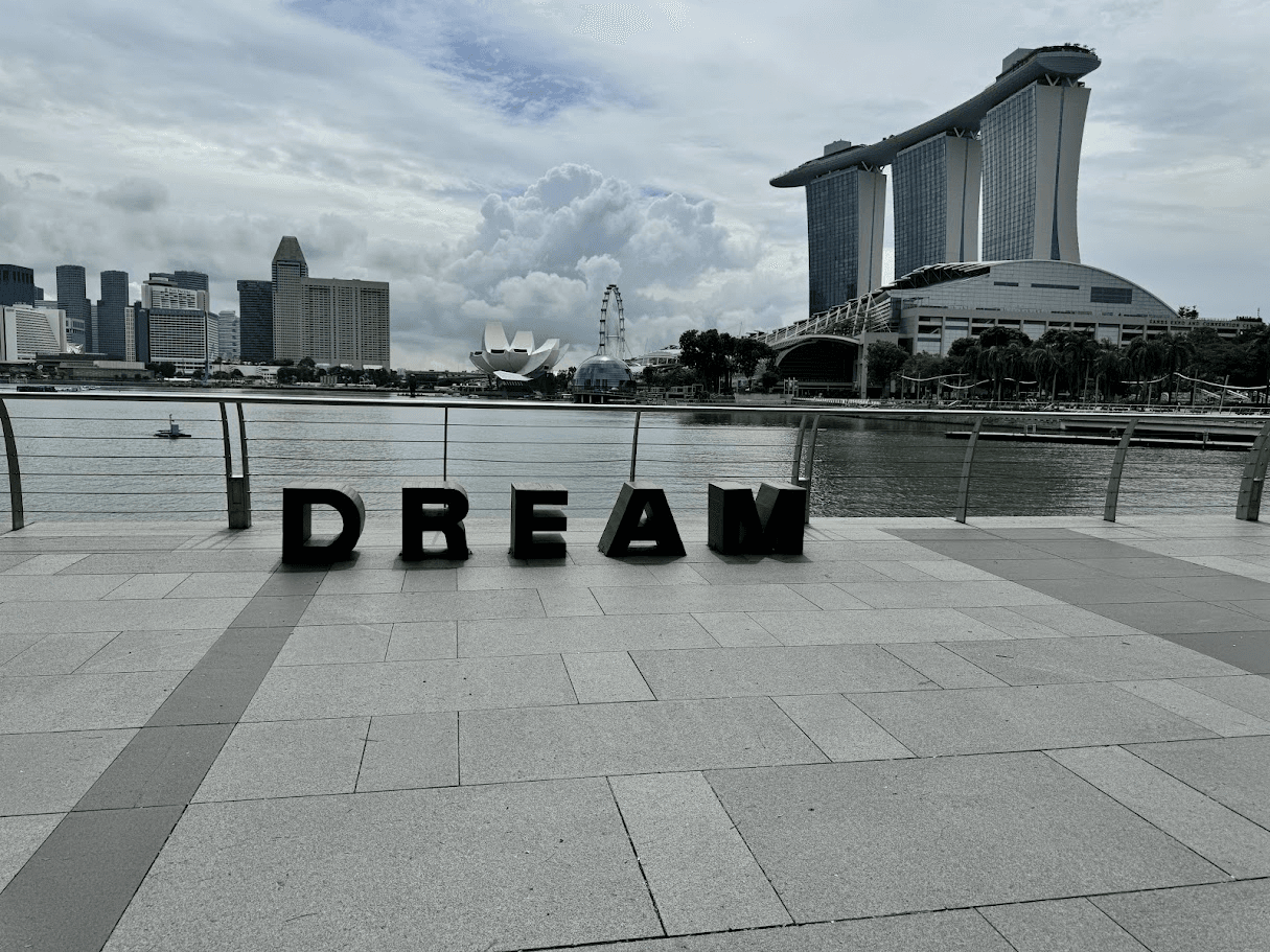 “DREAM” photo with Marina Bay Sands